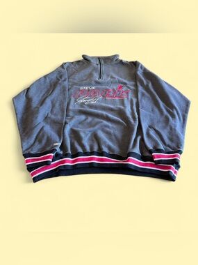 Vintage Steve Park #1 NASCAR Quarter Zip Pullover Men’s XXL Chase Authentics